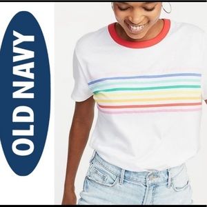 Rainbow old navy t-shirt women L